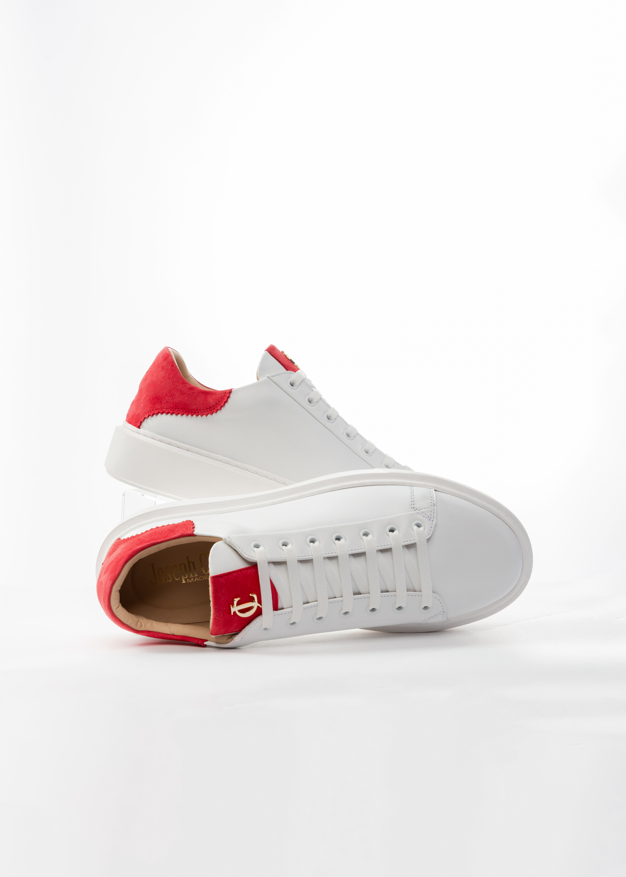 Joseph Chea Red & White Sneaker